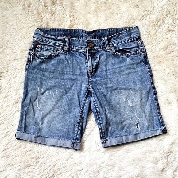 Ann Taylor LOFT Denim‎ Jean shorts size 4 - Picture 1 of 9